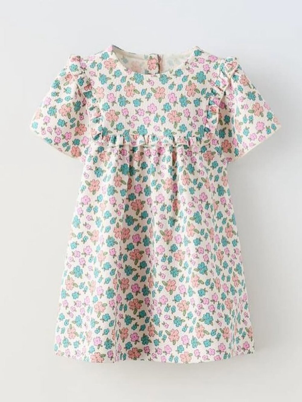 Zara Floral Dress Toddler Girls 2